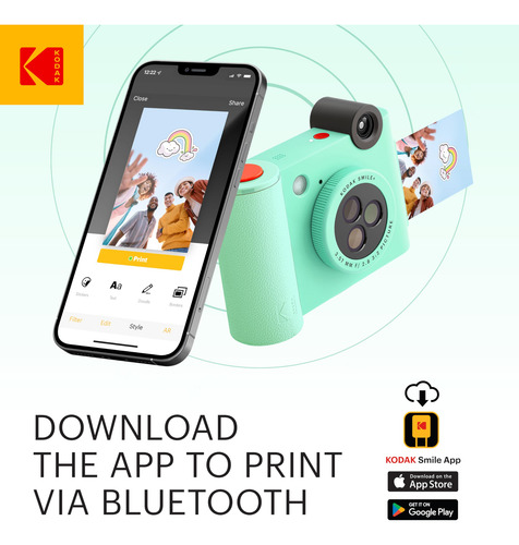 Cámara Digital De Impresión Instantánea E Impresora Inalámbr