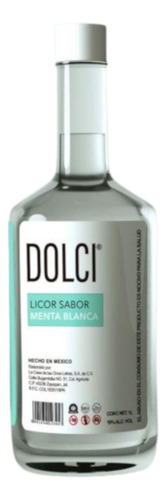 Pack De 2 Licor Dolci Menta Blanca 1 L