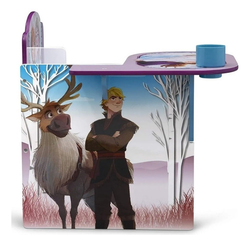 Silla Escritorio Para Niña Disney Frozen Ana Y Elsa Xtr C Color Azul