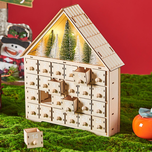 Calendario De Adviento Decoración De 24 Días Para