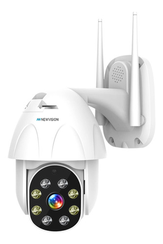 Imagen 1 de 2 de Cámara de seguridad Newvision DC86 con resolución de 2MP visión nocturna incluida blanca 
