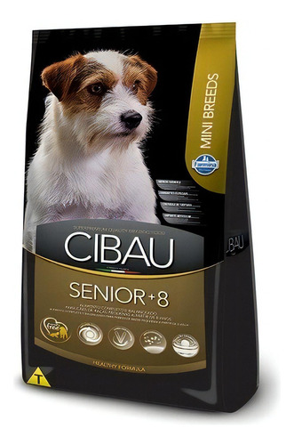 Alimento Cibau para cão senior de raça pequena em sacola de 3kg