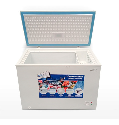 Imagen 3 de 5 de Congelador Horizontal 300 Litros Blanco Gplus