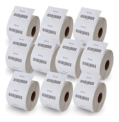 10 Rollos Dymo 30334 Compatible 214 X 11457mm X 32mm Etiquet