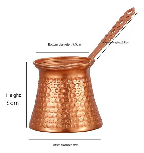 . Cafetera Turca-cafetera De 330 Ml, Estufa Cezve De Cobre