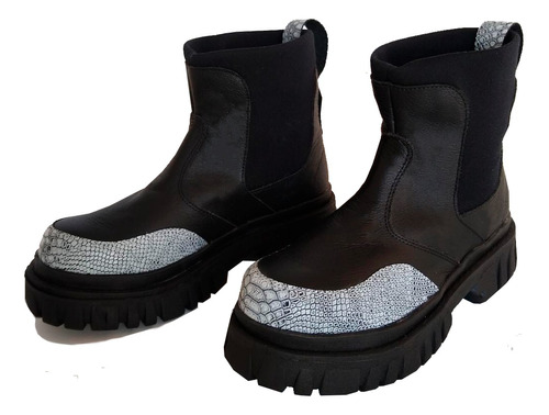 Botas De Diseño Mujer De Cuero Vacuno Dama. Brisa Urbana