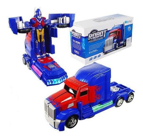 Brinquedo Infantil Caminhão Optimus Prime Transformers Robô