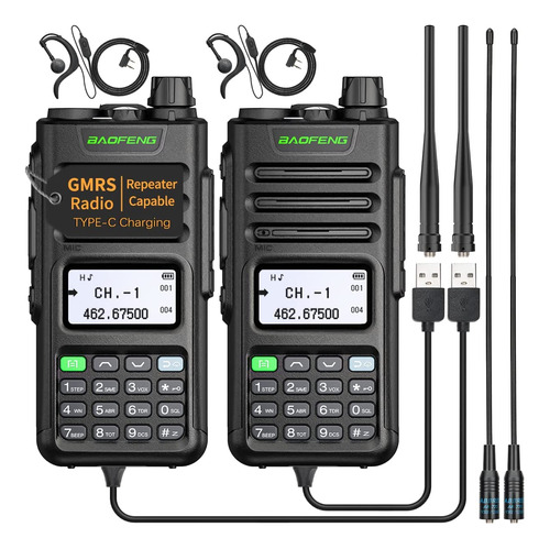 Kit De Radios Baofeng Gm-15 Pro: Largo Alcance, Recargables