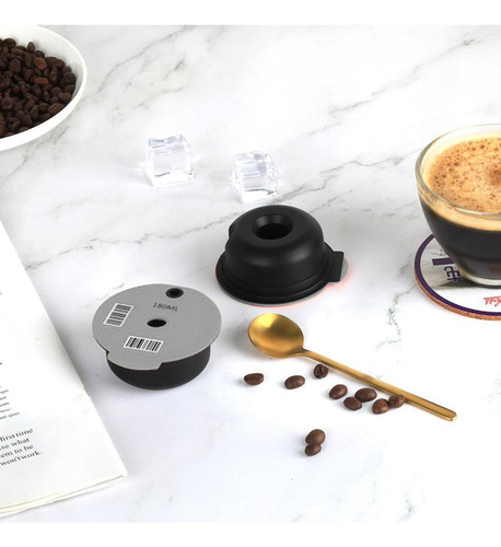 3 Cápsulas De Café Reutilizables De Pp Con Tapa Para Bosch
