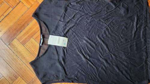 Blusa Remera Sin Mangas Zara Mujer Talle L, Con Etiqueta.