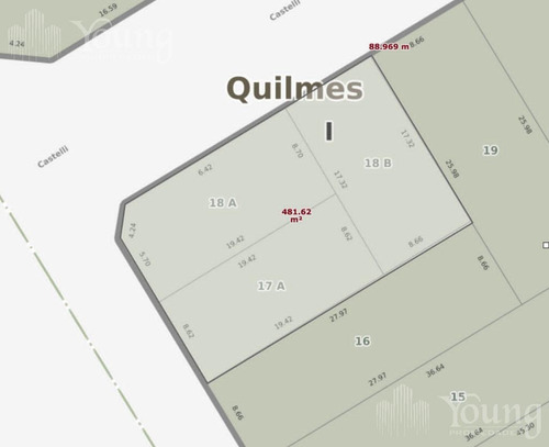 Imagen 3 de 4 de Terreno En Excelente Ubicacion De Quilmes, En Venta!!!