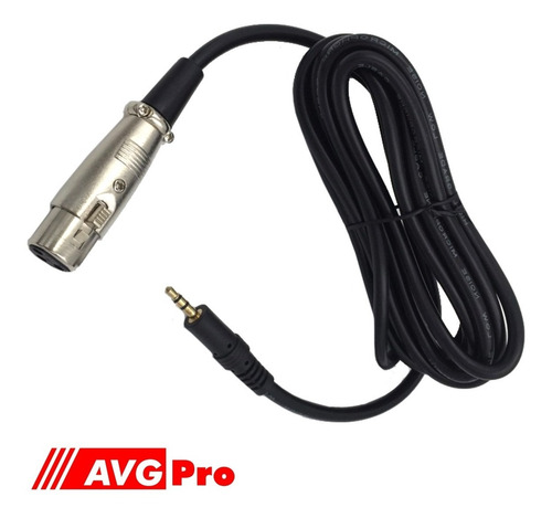Imagen 4 de 4 de Cable Canon Xlr A Mini Plug 3.5mm Audio Microfono Pc