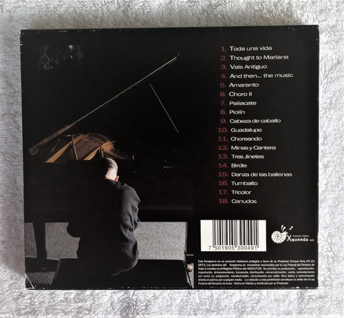 Enrique Nery Cd Toda Una Vida Piano Jazz (Usado)