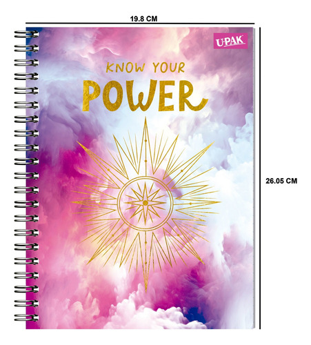 Cuaderno Profesional Upak Astrology Cdo Gde 100 Hojas Color Índigo