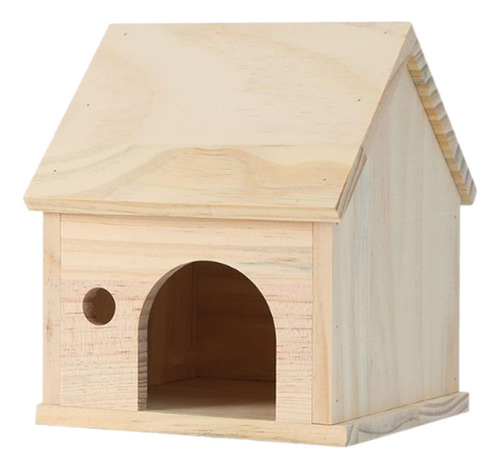 Escondite De Hámster De Madera, Animales Pequeños Estilo A