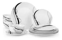 Comprar Set De Vajilla De Porcelana Veweet Para 4 Personas, Diseño D