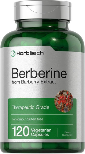 Berberine Con Extracto De Agracejo (120 Cápsulas) Horbaach