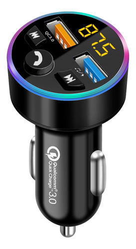 Orfi Bluetooth 5.0 Reproductor Mp3 Cargador De Coche Transmi