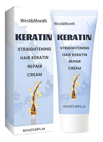 Crema Alisadora De Cabello Keratin Repair, Keratin Hair Stra