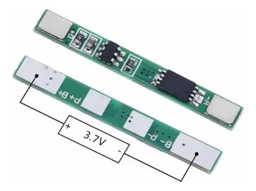 Por 25und Modulo Proteccion Batería Litio 18650 Bms 1s 3a 3.