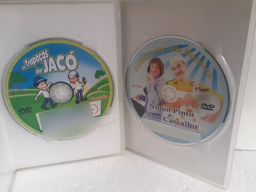 Dvd Nilton Pinto E Tom Carvalho Comédias 2 Dvds (Usado)