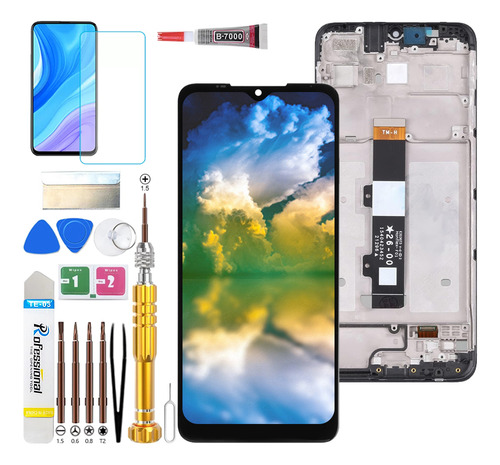 Zhangtuo Pantalla Lcd Para Moto G Pure Xt2163 Con Marco Xt-2163-4,xt2163-4,xt2163dl