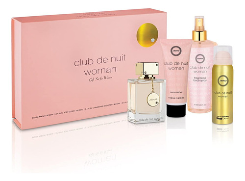 Set De Perfume Armaf Club De Nuit Para Mujer (100 Ml) Eau De