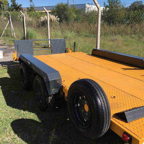 Trailer Basculante Hasta 5 Toneladas Con Malacate Impecable!