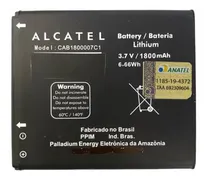 Comprar Flex Carga Bat One Touch Pop5 5037e Cab1800007c1 Alcatel 