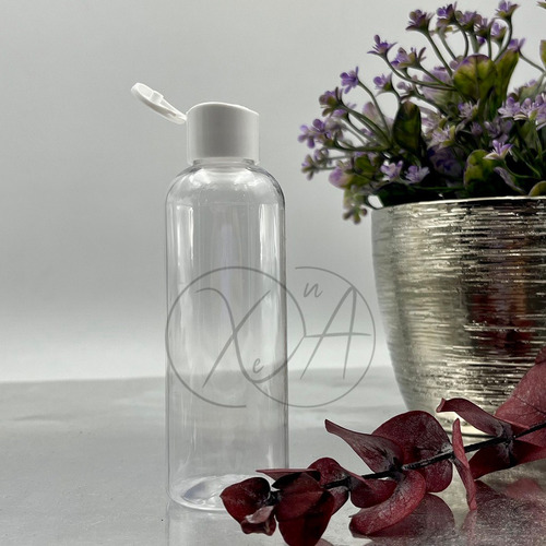 Envases Plasticos Botella 100 Ml Con Tapa Flip Top X 20