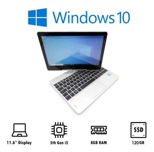 Laptop Hp Touch/core I5/8 Gb Ram/120 Gb M.2/12  Touch-tablet (Reacondicionado)