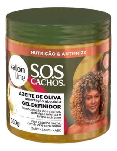 Salón LineGel DefinidorRevitalizador De Rulos550 Gr 