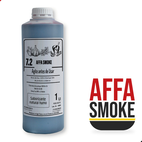 Affa Smoke Saborizante Natural Humo X 1 Litro