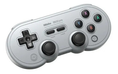 Gamepad Joystick Sn30 Pro 8bitdo Controle Bluetooth Cor Prateado