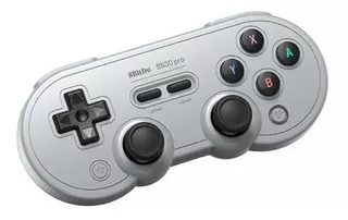 Control joystick inalámbrico 8BitDo SN30 Pro Game boy classic plata