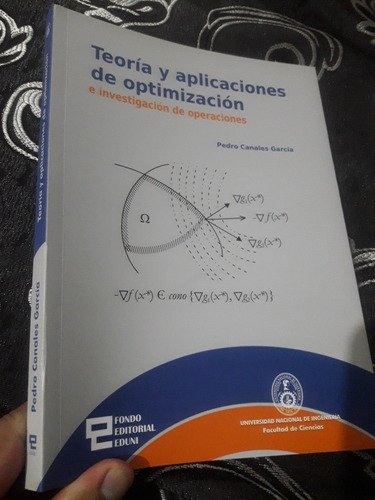 Libro Teoría Y Aplicaciones De Optimización Pedro Canales