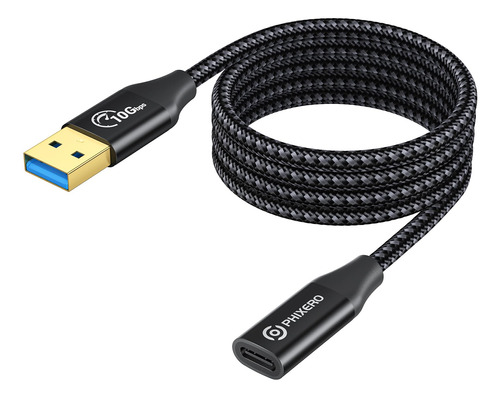 Phixero [10gbps] Adaptador Usb C Hembra A Usb Macho 3.1 Gen