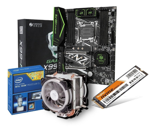 Kit Xeon E5 2680 V4 +placa Mãe F8 X99 +1tb Ssd +cooler