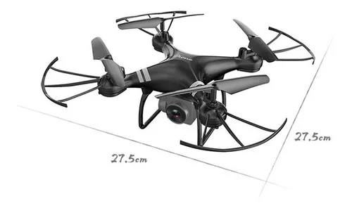 Drone HJHRC Ky101 KY101 A reo con c mara HD negro 2.4GHz 1 bater a