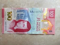 Comprar Billete De 100 Pesos Mexicanos Serie Aa01 De Colección