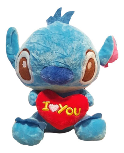 Stitch De Peluche Con Corazón Love Importado Amor Kawaii