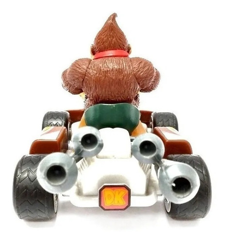 Figura Super Mario Kart Wii Pull Back Racer Donkey Kong Kart