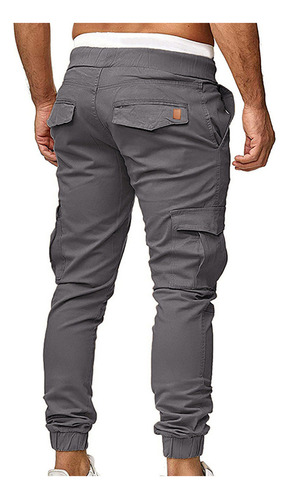 Pantalón Deportivo Tipo Cargo Para Hombre Con Bolsillos