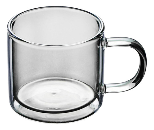 2 Taza De Vidrio De 250 Ml Con Aislamiento Térmico De
