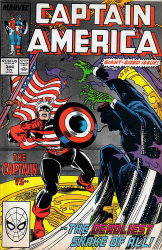 Revista Comic Captain America The Deadliest Shake Of All 344