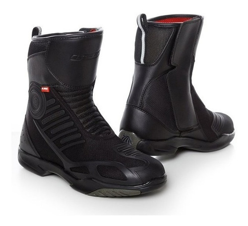 Botas Moto Ls2 Airtech Cuero Mesh Protecciones Negro