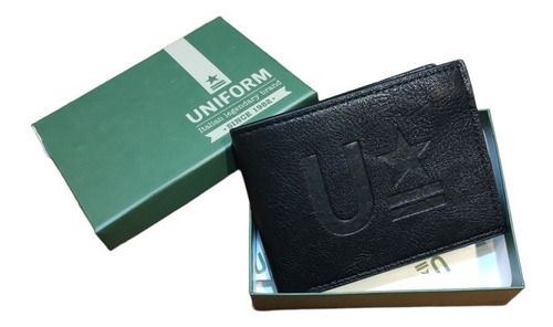 Imagen 2 de 8 de Billetera Hombre Uniform Original En Caja Modelo 12686