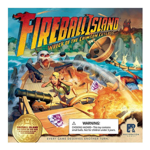 Restoration Games Fireball Island: Wreck Of The Crimson Cutl