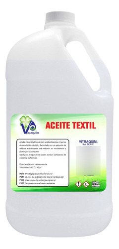 Aceite Textil  Para Maquina De Coser 4 Litros Industria