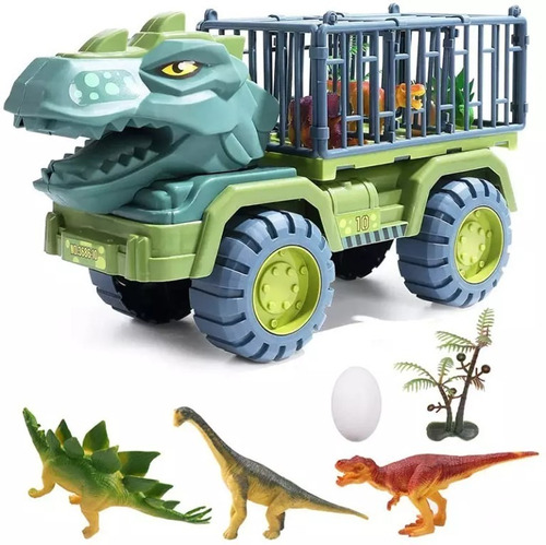 Camión Transporte Dinosaurios Tiranosaurio Rex O Triceratops